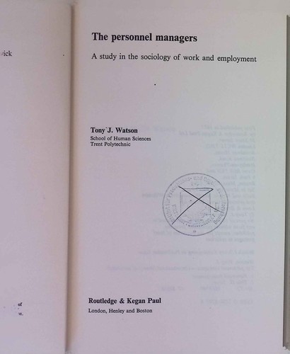 The personnel managers a - the,