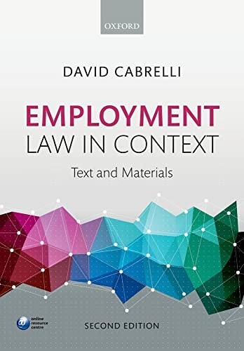 Employment law context - law, in